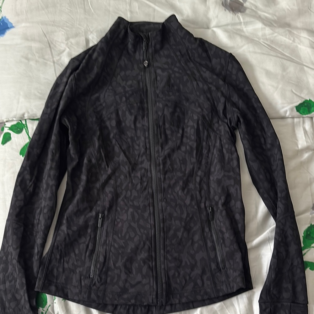 Lululemon Athletica Black/animal print Jacket